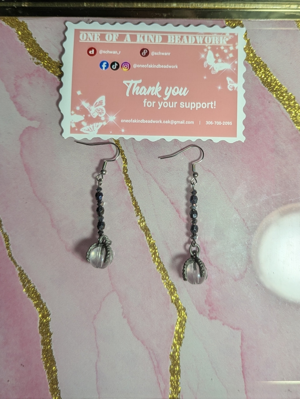 Beaded Dangle Earrings